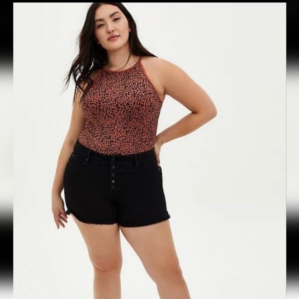 Torrid Leopard High Neck Tank